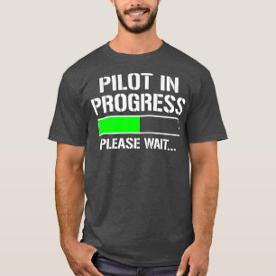 Proef in uitvoering Funny Flight School Student T-shirt