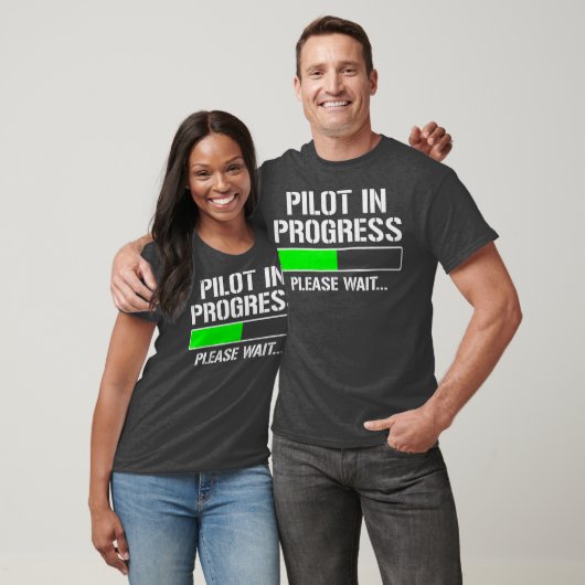 Proef in uitvoering Funny Flight School Student T-shirt (Unisex)