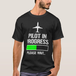 Proef in uitvoering Funny Flight School Student T-shirt