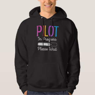 Proef in uitvoering Gelieve te wachten vliegproef  Hoodie