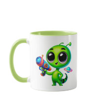 Proef met een laserpistool en een planeet