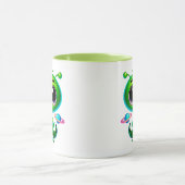 Proef met een laserpistool en een planeet mok (Midden)