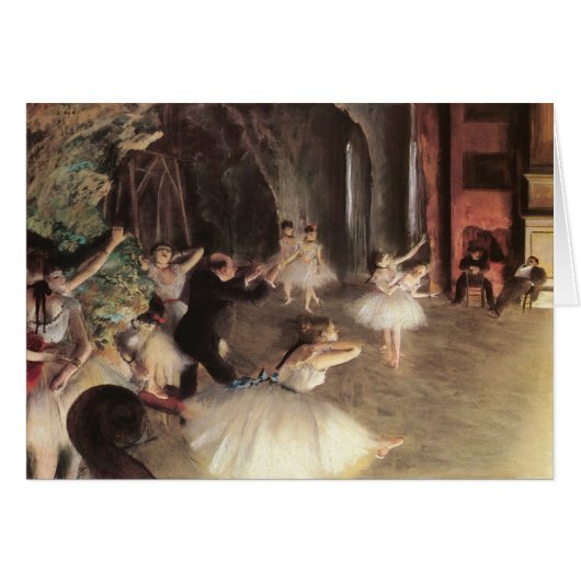Proef op het toneel door Edgar Degas (Voorkant Horizontaal)