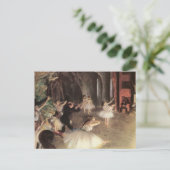 Proef op het toneel door Edgar Degas Briefkaart (Staand voorkant)
