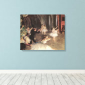 Proef op het toneel door Edgar Degas Canvas Afdruk (Insitu (Houten vloer))