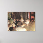Proef op het toneel door Edgar Degas Canvas Afdruk (Voorkant)