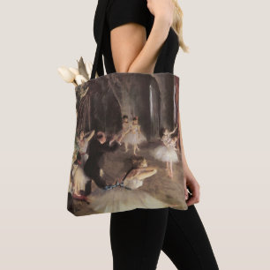 Proef op het toneel door Edgar Degas Tote Bag