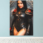 Proef van de wilde Rozen 031 Canvas Afdruk (Insitu (Houten vloer))