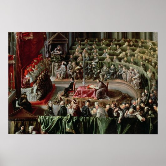 Proef van Galileo, 1633 Poster (Voorkant)