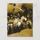 Proef van het Pasdeloup Orkest door JS Sargent Briefkaart (Voorkant)