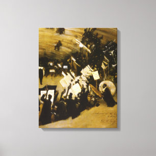 Proef van het Pasdeloup Orkest door JS Sargent Canvas Afdruk
