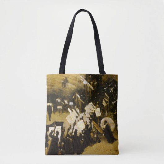 Proef van het Pasdeloup Orkest door JS Sargent Tote Bag (Voorkant)