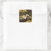 Proef van het Pasdeloup Orkest door JS Sargent Vierkante Sticker (Tas)