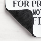 Proef vooruit en perfectioneer niet muismat (Hoek)