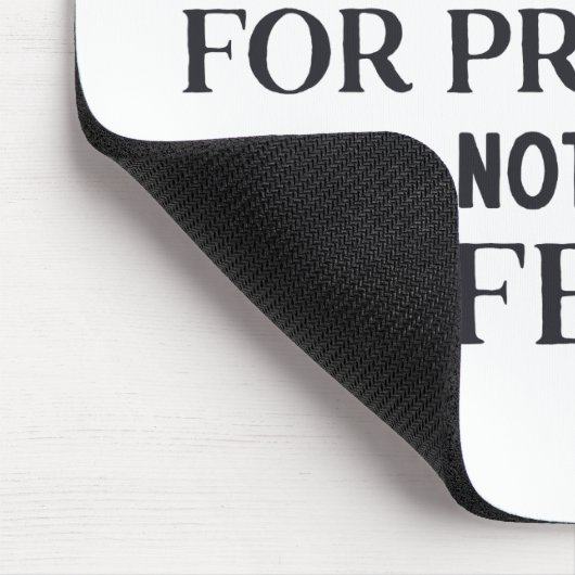 Proef vooruit en perfectioneer niet muismat (Hoek)