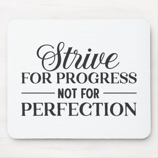 Proef vooruit en perfectioneer niet muismat (Voorkant)