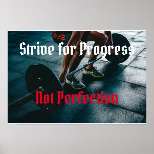 Proef vooruit en perfectioneer niet poster (Voorkant)