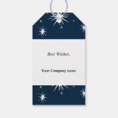 Proefabonnement Financiële planner Merry Kerstmis Cadeaulabel (Achterkant)