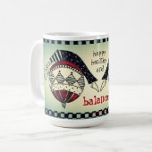 Proefabonnement op Aangepaste feestdag (gelukkig g Koffiemok (Voorkant links)