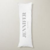 Proefabonnement op speciaal voor witte naam uitger lichaamskussen (Voorkant Verticaal)