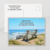 Proefbank op de bus briefkaart (Voorkant / Achterkant)