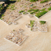 Proefbank op de bus legpuzzel (Zijkant)