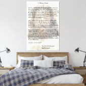 Proefbrief aan Caesar waarin Jezus Christus wordt Canvas Afdruk (Insitu (Slaapkamer))