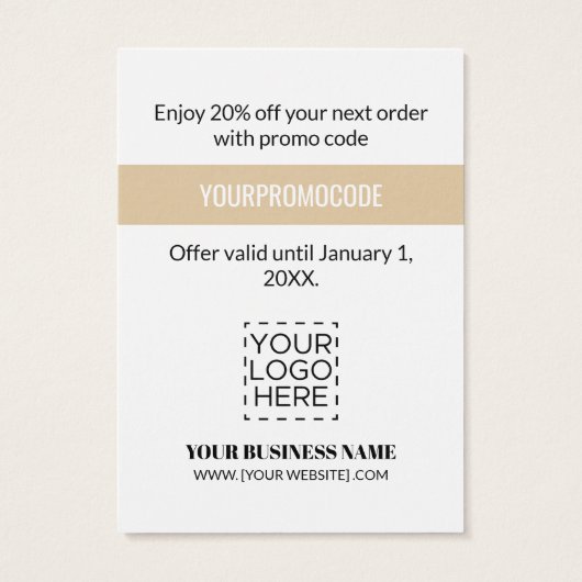 Proefcode zwarte goudmarmer Kaarten Visitekaartje (Achterkant)