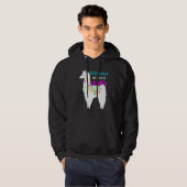 Proefdag geen Prob Llama-lerarenexamen Hoodie (Voorkant volledig)