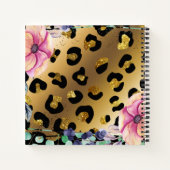  proefdier Gold Glitter-tekening Notitieboek (Achterkant)