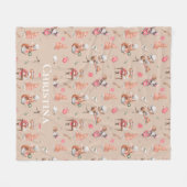 Proefdieren in pantserfabriek, bruin fleece deken (Voorkant (Horizontaal))