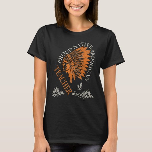 Proefdocent Native American Job T-shirt (Voorkant)