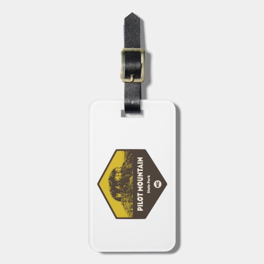 Proefgebergte Park North Carolina Bagagelabel (Voorkant verticaal)