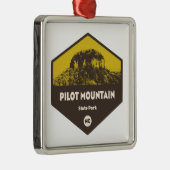 Proefgebergte Park North Carolina Metalen Ornament (Rechts)