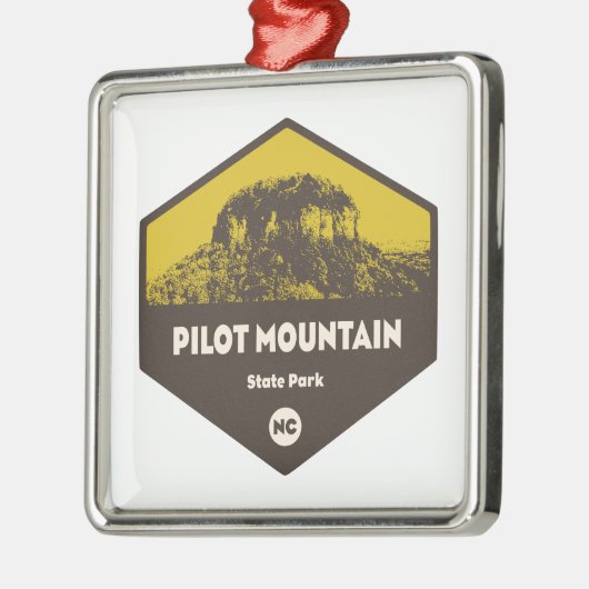 Proefgebergte Park North Carolina Metalen Ornament (Links)