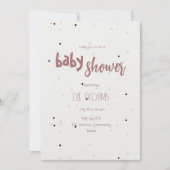 Proefgesprek Collectie Baby shower uitnodiging (Voorkant)