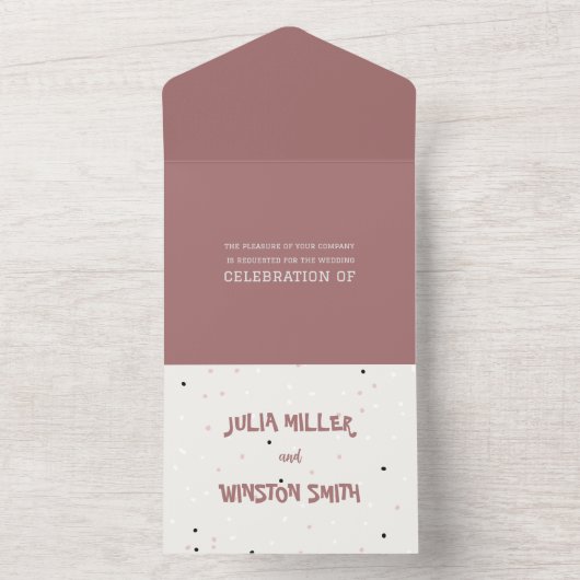 Proefgesprek Collectie Weddenschap All In One Uitnodiging (Binnen)