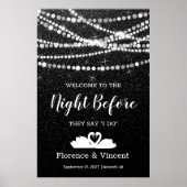 Proefhuwelijk Diner Welkom bij de avond voor de br Poster (Voorkant)