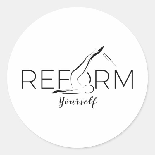 Proefinstructeur Proefhervorming Ronde Sticker (Voorkant)