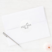 Proefinstructeur Proefhervorming Ronde Sticker (Envelop)