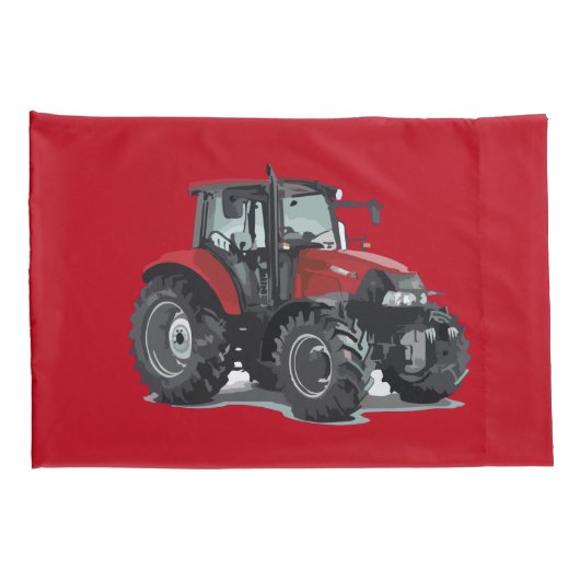 Proefkassen met rode Boerderijen van kinderen Kussensloop (Achterkant-Rechts)