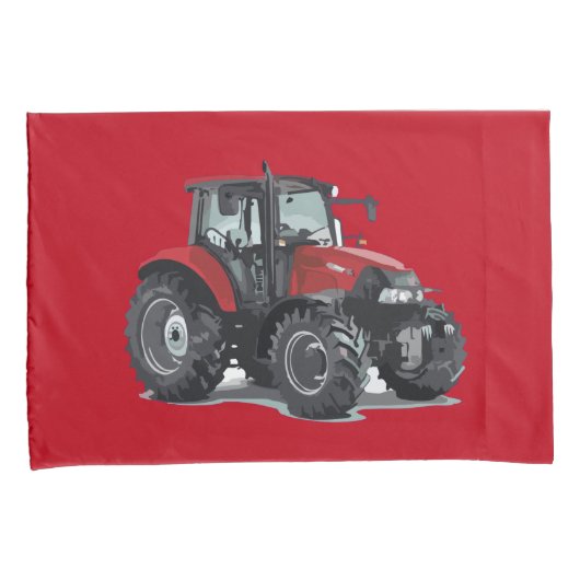 Proefkassen met rode Boerderijen van kinderen Kussensloop (Voorkant-Rechts)