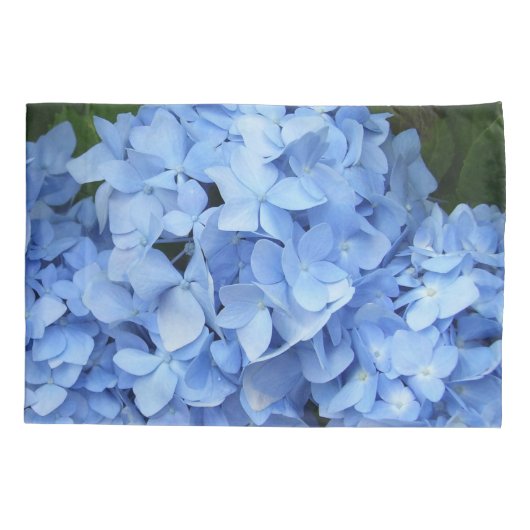 Proefkistjes - Blauwe hydrangeas Kussensloop (Achterkant-Links)