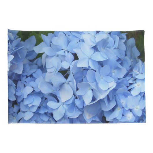 Proefkistjes - Blauwe hydrangeas Kussensloop (Achterkant-Rechts)
