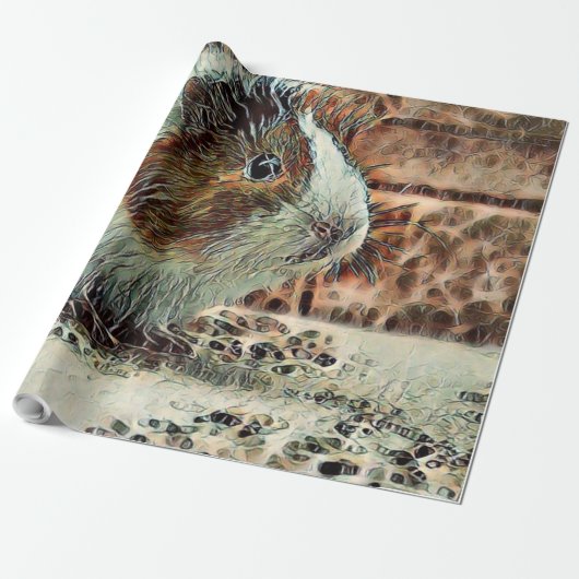 proefkonijn cadeaupapier (Uitgerold)