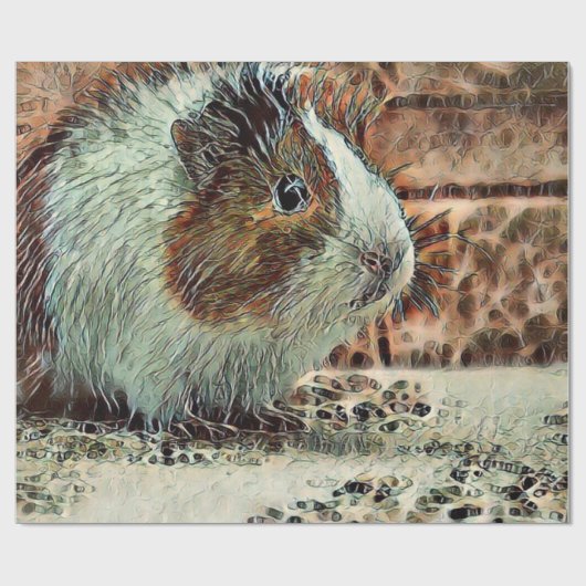 proefkonijn cadeaupapier (Vlak)