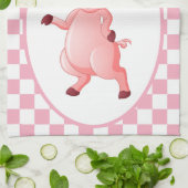 Proefkonijnenliefhebbers voegen tekst toe theedoek (Gevouwen)