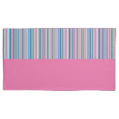 Proefkooktoestellen - Snoep Stripes Powder Roze Kussensloop (Voorkant-Links)