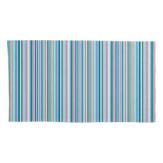 Proefkooktoestellen - Snoep Stripes Powder Roze Kussensloop (Achterkant-Rechts)