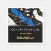 Proefpartij voor de bevordering van de politie servet (Voorkant)